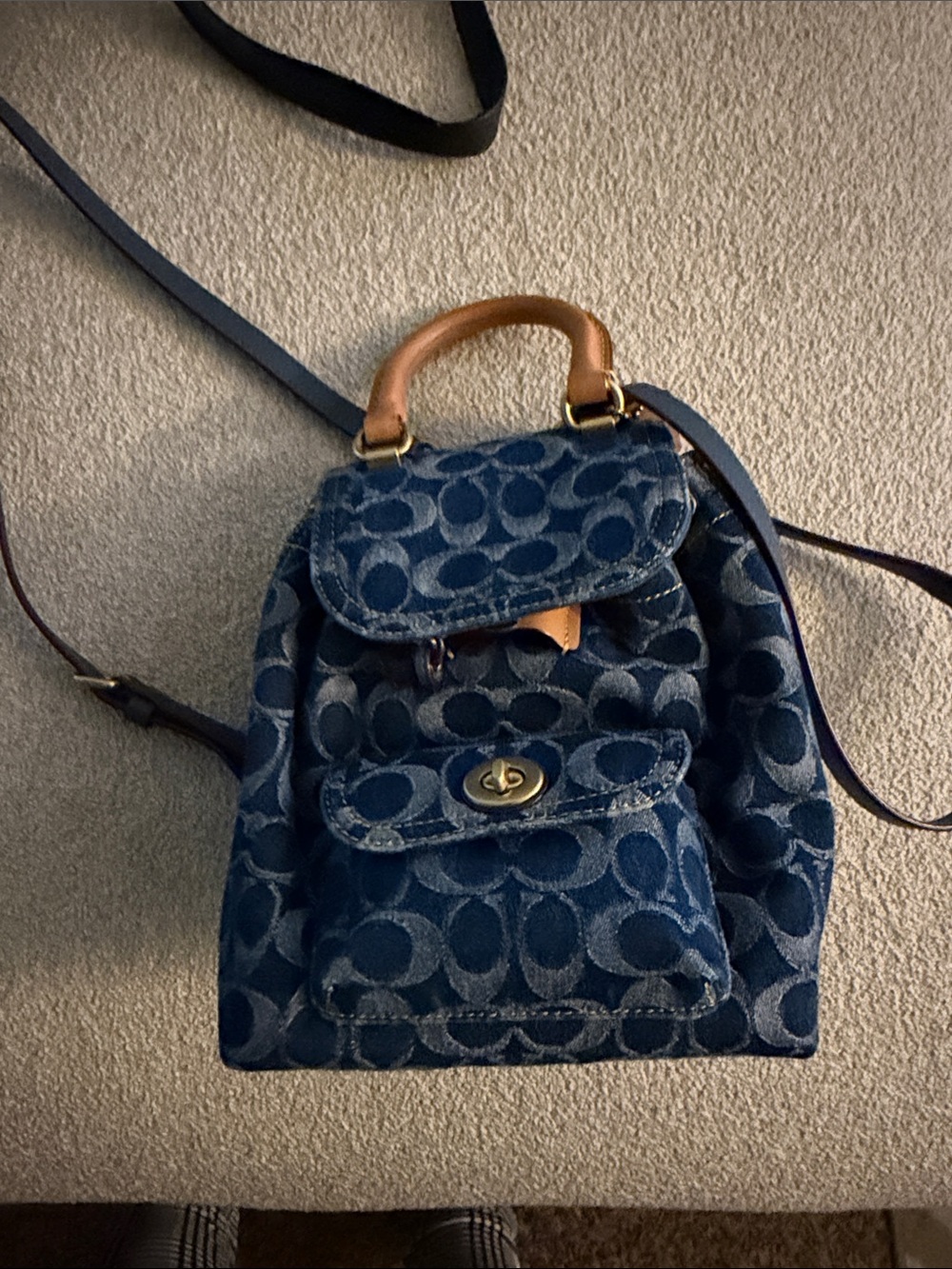 Coach mini backpack